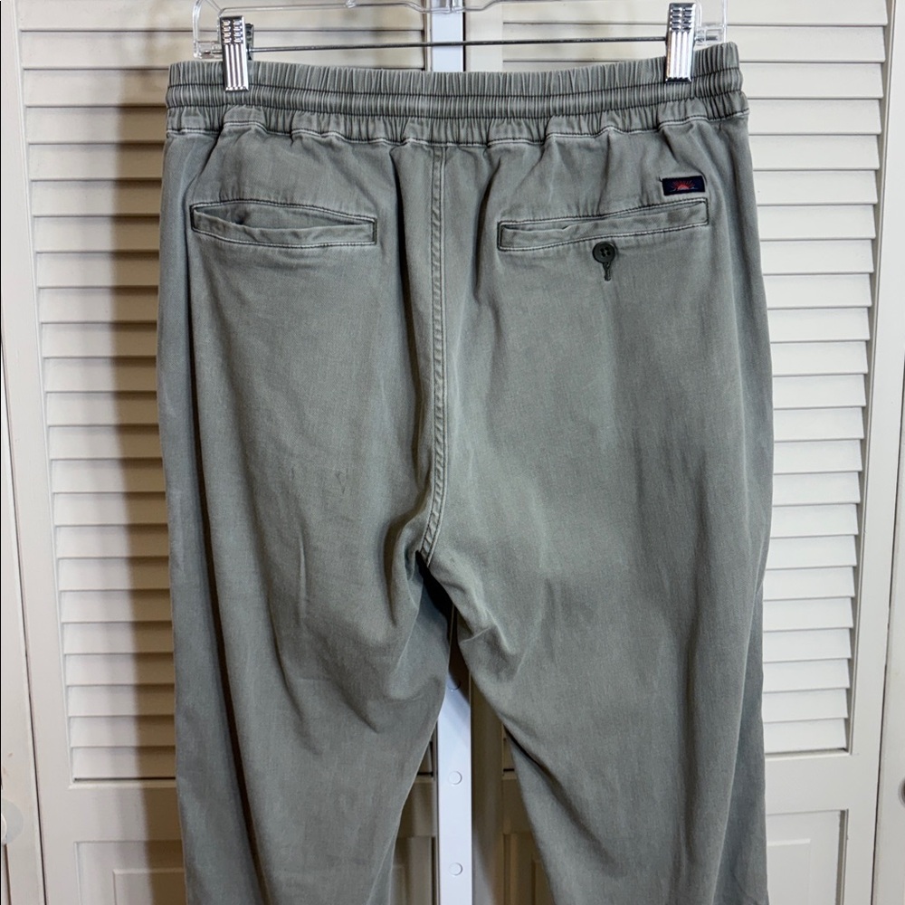 FAHERTY Essential Drawstring Pants Green Medium - image 8
